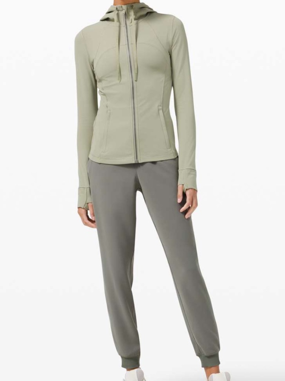 $118 Lululemon On the Fly Jogger 28" *Woven
Grey Sage
